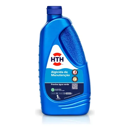 Algicida Manutenção Hth Para Piscina Sem Cobre 1 Litro