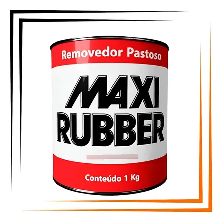 Removedor Pastoso Maxi Rubber Superfícies Madeira Metal