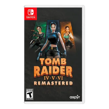 Tomb Raider Iv-vi Remastered Midia Física Nintendo Switch Pt/es/en/fr