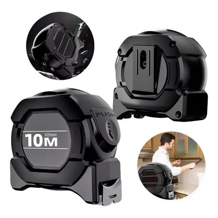 Trena 10m Bradex Aço Carbono com Trava Automática e Fita 25mm