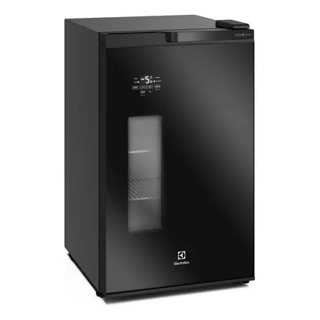 Cervejeira Home Bar Electrolux Frost Free 100L Porta de Vidro Preta (EB100