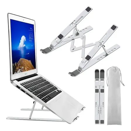 Suporte Ajustável Hytalux Notebook MacBook 11'' a 17'' Alumínio Dobrável