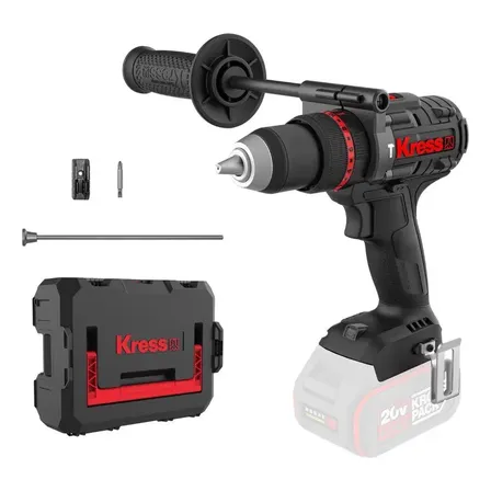 Parafusadeira Chave De Impacto Sem Fio Kress 20v Kuc35.91 Brushless
