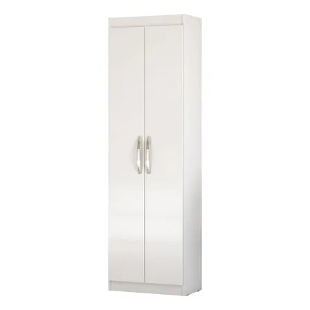 Organizador Sapatos Sapateira Vertical Atrás Porta 24 Bolsos Cor Branco