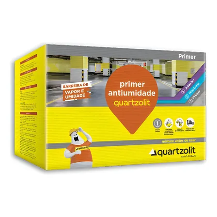 Primer Antiumidade Quartzolit 3,6kg Umidade Vapor Seladora