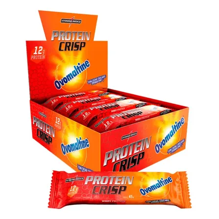 Barra Proteica Crisp Bar Ovomaltine 12un - Integralmedica