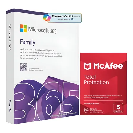 Kit Office Family Licença P/ Até 6 Pessoas Imediata