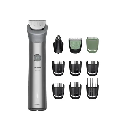 Máquina de cortar cabelo Philips série 3000 Mg5922/15, aparador 10 em 1, uso úmido e seco, lâmina autoafiável, sem fio