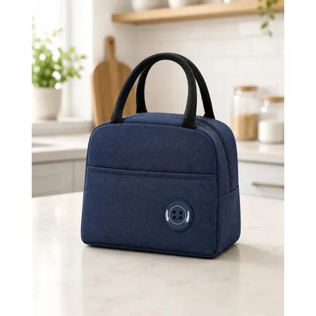 Lancheira Térmica Academia Trabalho Escola Fitness Bolsa Adulto E Infantil Unissex Marca Lemon Shark Cor Azul