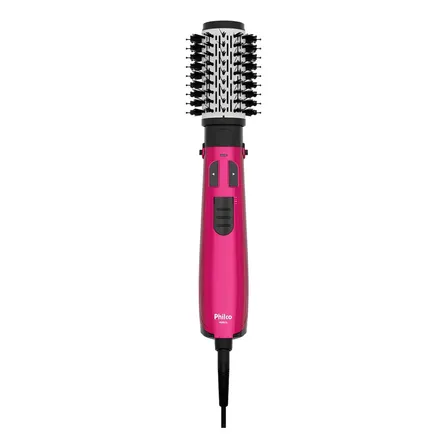 Escova Rotativa Philco Cabeça Removível 1300w Bivolt Pere01 Rosa
