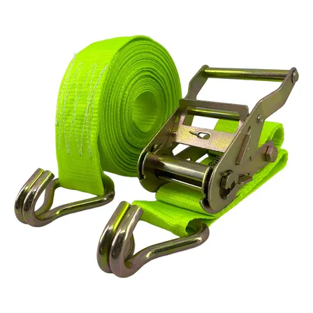 Cinta Carga Catraca Retrátil Reforçada 2000kg Nevvo 9 Mts - Verde