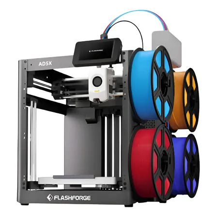 Impressora 3D Flashforge Ad5x Preto Multimaterial Com Touchscreen