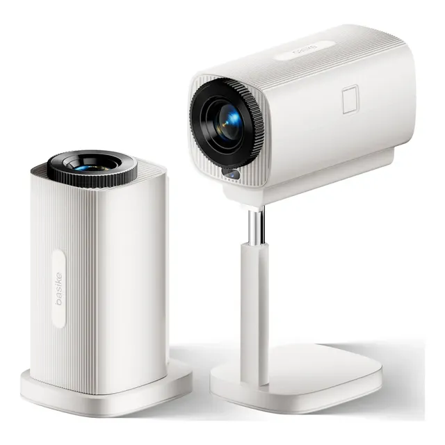 Projetor Portátil Basike Smart Wi-fi 6 Bluetooth Para Android Com 4k E Tela De 240 Branco-a 127/220v