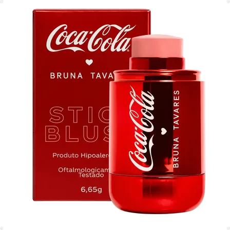 Blush Stick - Bruna Tavares - Bt Coca Cola - Multifuncional Flush Vibes
