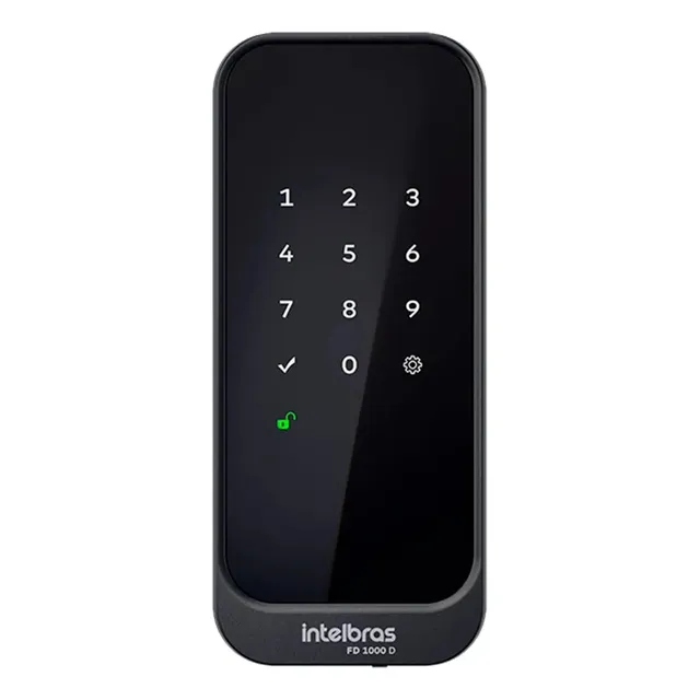 Fechadura Digital De Sobrepor Fd 1000 D Preta Intelbras Preto