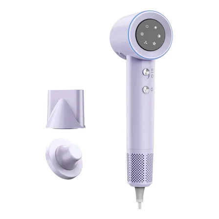 Secador De Cabelo Gokoco De Alta Velocidade 110v/220v Cor Lavanda