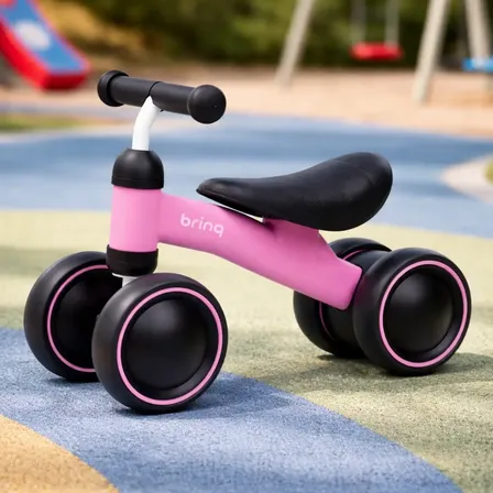Bicicleta Equilíbrio Sem Pedal Andador Infantil Rosa