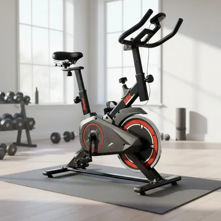 Bicicleta Ergométrica Spinning Fitness Bike Cardio Mkfit Pro Preto