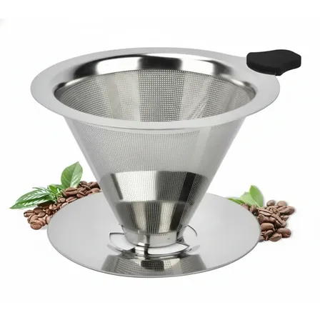 Filtro De Café Inox Reutilizável 101 Sem Uso De Papel Coador Saissu