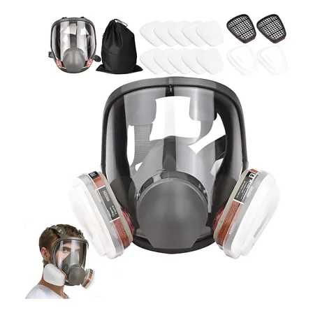 Máscara Pintura Automotiva Completa Kit 10 Filtros 5n11 92% M