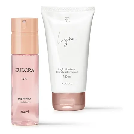 Combo Lyra: Loção Hidratante Corporal 150ml + Desodorante Bo