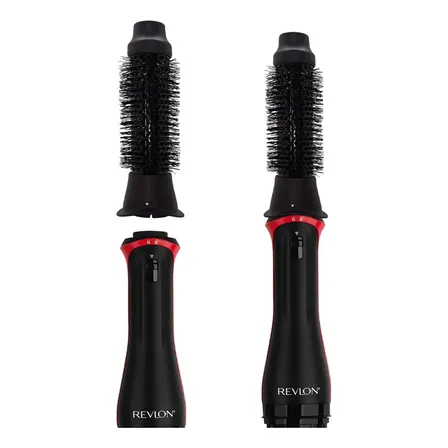 Escova Secadora Alisadora Root Booster 1.1w Revlon 220v Preto/vermelho