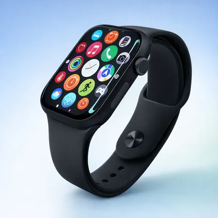 Smartwatch S10 Série 10 Relógio Digital Masculino Feminino Resistente A Agua Caixa Preto Com 1 Pulseiras Smartwatch Completo Compatível Android E Ios Monitor Atividades 3tech Liso Preto