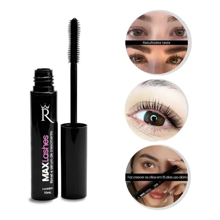 Max Lashes 2em1 Sérum De Tratamento E Rimel Preto