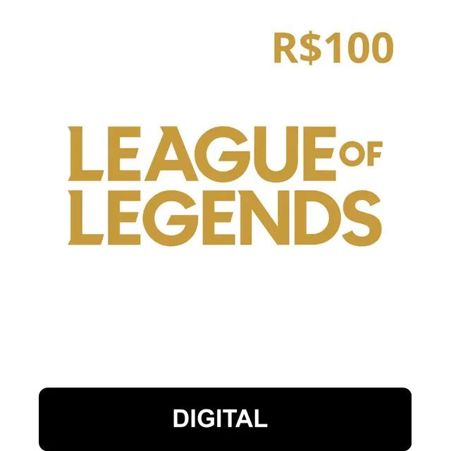 League Of Legends R$100 (digital)