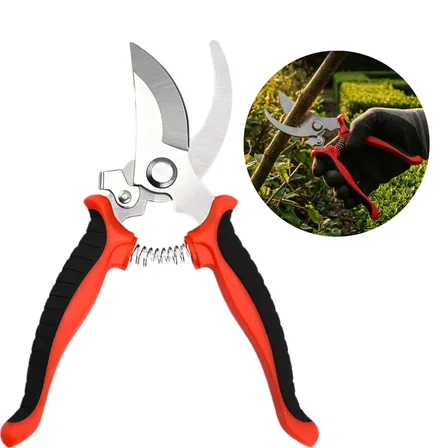 Tesoura Poda Galhos Jardinagem Alicate Profissional Aço Inox - Bondu