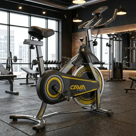 Bicicleta Spinning Cavalletta ZS-290 com Roda de Inércia de 13 kg para Treino Profissional