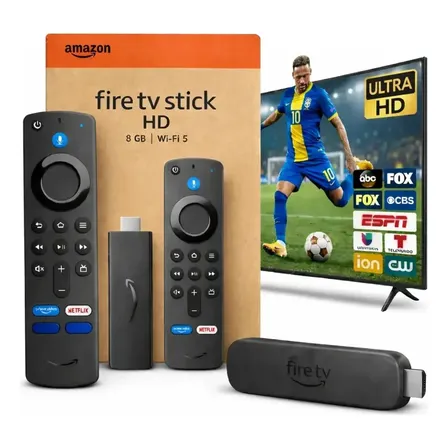 Streaming Stick FAMILAR Amazon Fire TV Full HD com Alexa e Controle de Voz