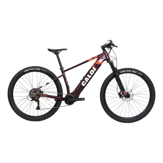 Bicicleta Elétrica Caloi E-vibe Explorer Tmr29v8 A25 Cor Bordô