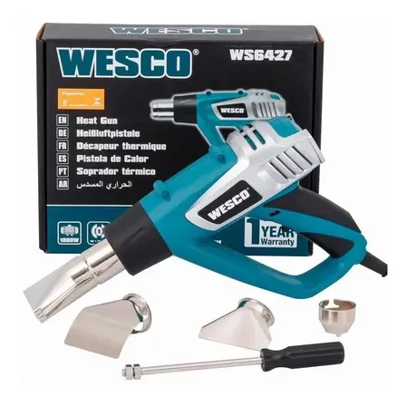 Soprador Térmico 1800w / 2000w Com Kit Ws6427 Wesco 110v