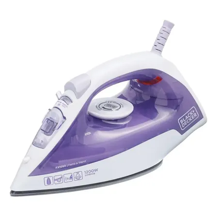 Ferro De Passar Roupa A Vapor Black+decker Fx1050 1200w
