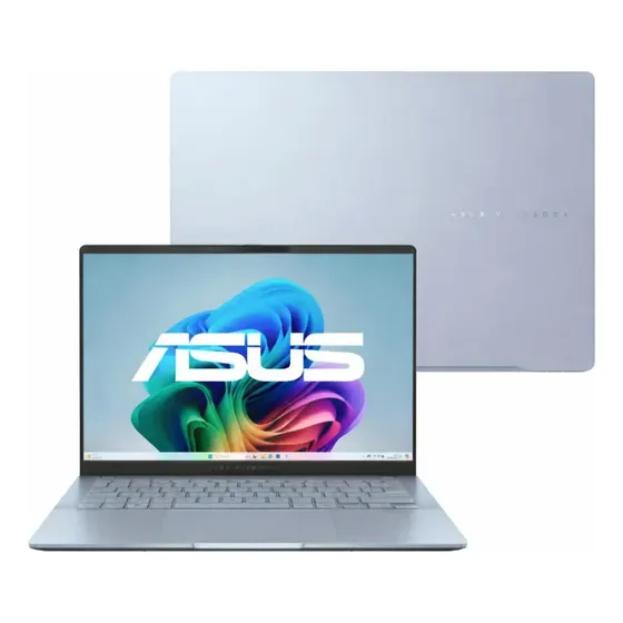 Notebook Asus Vivobook S 14 Copilot+ Pc S5406sa Intel Core Ultra 7 258 V 32gb Ram 1tb Ssd Windows 11 Home 14 Oled, Mist Blue Qd300w