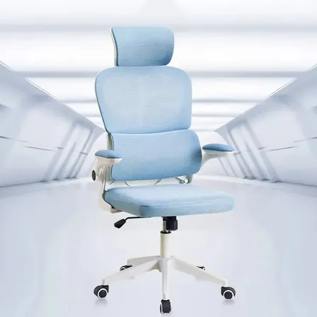 Python Fly Cadeira Escritório Confort Ergonômico Apoio De Lombar Cor Azul