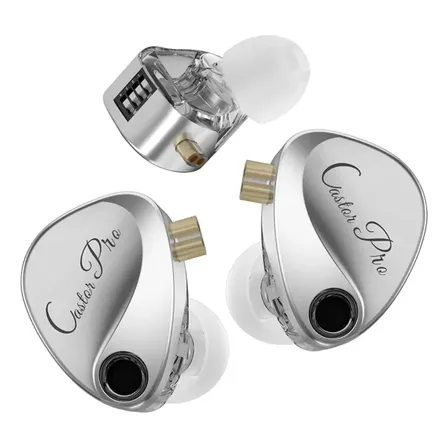 Fone De Ouvido Kz Castor Pro Version Cor Prateado