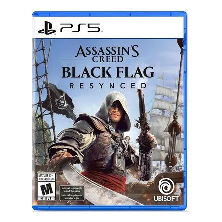 Assassin's Creed Black Flag Resynced PS5 Midia Fisica
