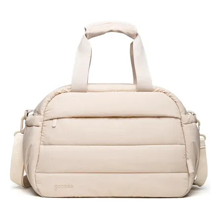Bolsa Fitness Puffer Gocase Off White Puffer
