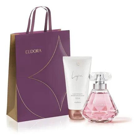 Lyra: Colônia 75ml + Loção Corporal 150ml + Sacola