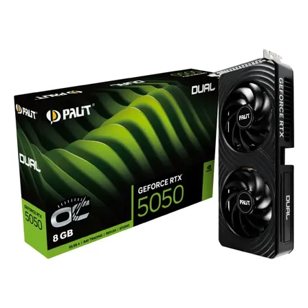Placa Palit Geforce Rtx 5050 Dual Oc 8gb Gddr6