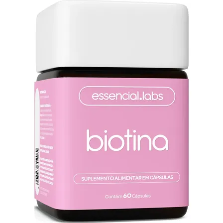 BIOTINA 45mcg - Fórmula Avançada para os Cabelos, Pele e Unhas - 60 doses