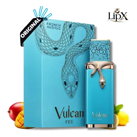 Perfume Árabe Eau De Parfum French Avenue Vulcan Feu 100ml Cítrico Frutado