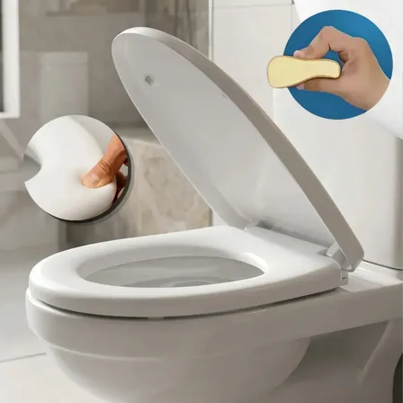 Assento Sanitário Almofadado Universal Oval Tampa De Vaso Conforto Macio Sólar