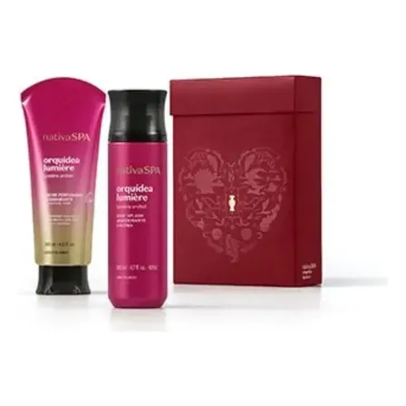 Kit Nativa Spa Orquídea Lumière Amor 2026 - O Boticário