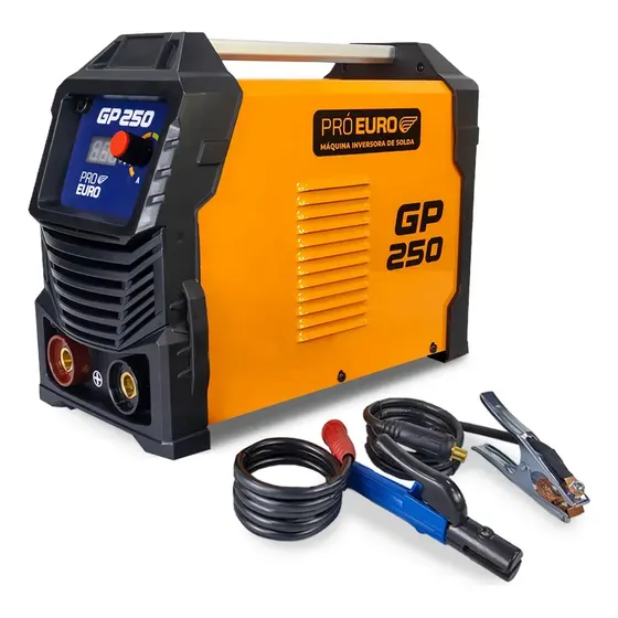 Máquina de Solda Inversora GP 250 - Pró Euro Laranja