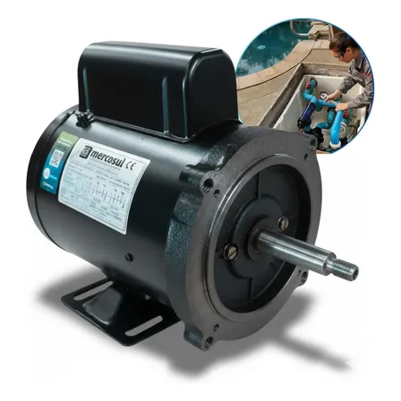 Motor Elétrico 1/2cv Monofásico P/ Motobomba Piscina Rápida