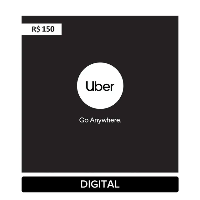 Uber Gift Card R$150 (digital)