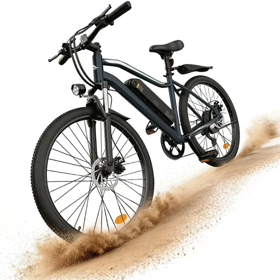 Bicicleta Elétrica Xroymexroy Eb3s De 750w E Aro 26 Para Montanha E Cidade Cinza-chumbo